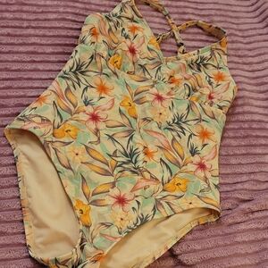 Hurley Floral One Piece Swimsuit